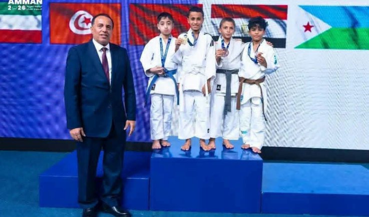 شباب رَخَمة ذمار يتألقون في البطولة العربية للجودو بالأردن ويحرزون ذهبية وفضية