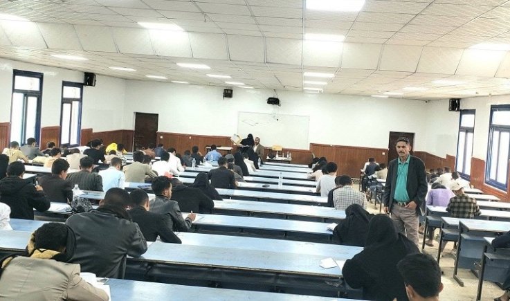 تدشين اختبارات المفاضلة للطلبة المتقدمين للمقاعد الهندسية بجامعة إب