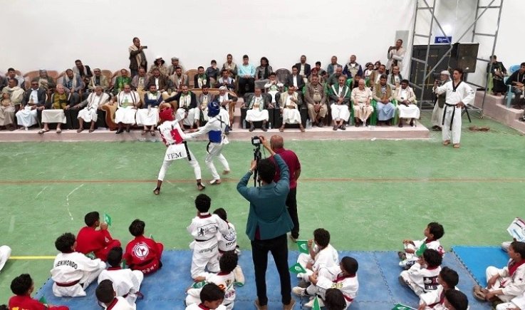 افتتاح الصالة الرياضية المغلقة بمدينة ذمار وتدشين دورة الألعاب بذكرى المولد النبوي