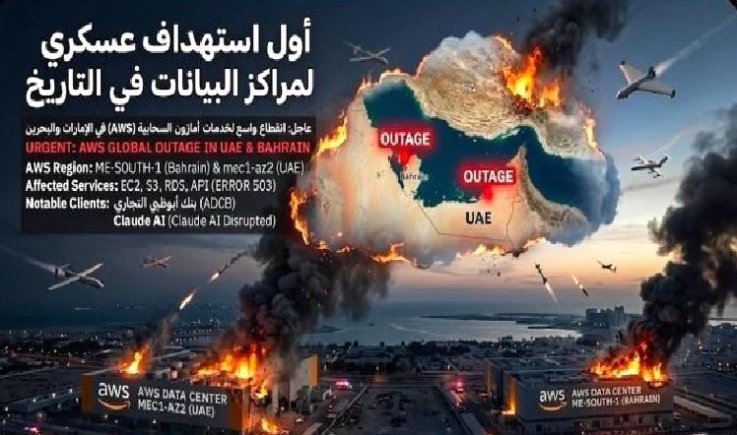 خسائر واضطرابات غير مسبوقة في القطاع المصرفي الإماراتي جراء استهداف مركز بيانات لـ AWS