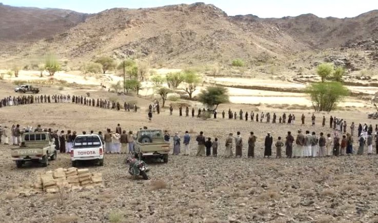 قبائل بدبدة بمأرب تؤكد الجهوزية والاستنفار لمواجهة تصعيد العدو السعودي